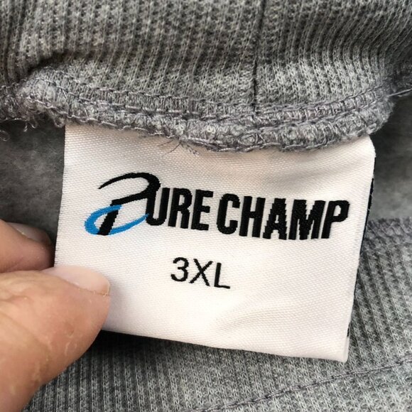 2 Pure Champ Mens Jogger Pants Size 3XL Lot Of 2 Gray Sweatpants Skinny Pull On - Picture 3 of 13